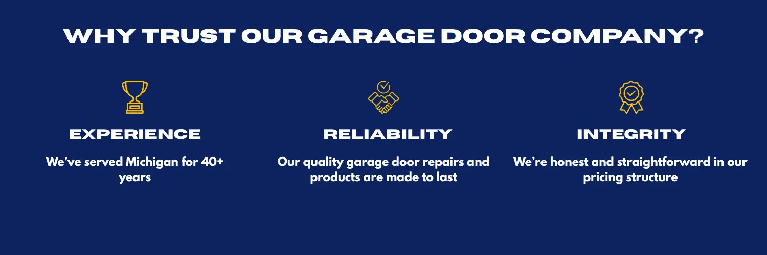 Why Trust Our Garage Door Company