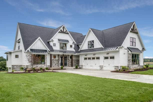 Beautiful design and detail on new home - Corunna Garage Door Repair