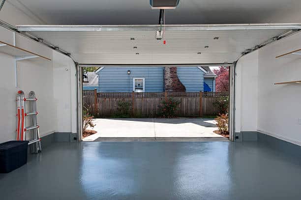 Interior of a clean garage in a house - South Lyon Garage Door Repair