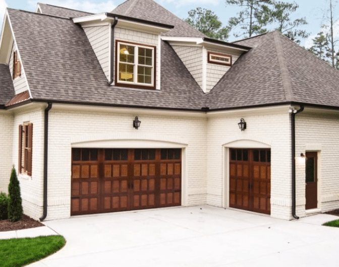 Modern Custom Wood Garage Doors
