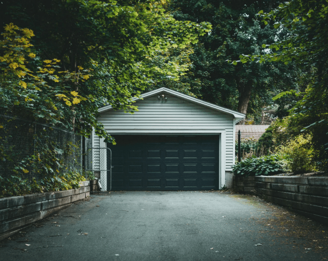 Modern Steel Garage Door