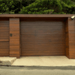 Modern Wood Garage Door