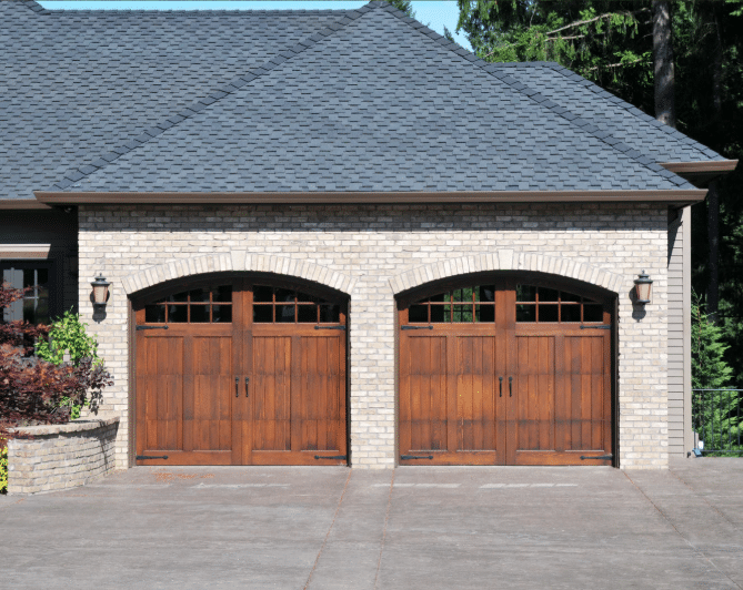 Modern Wood Garage Doors for Contemporary Homes