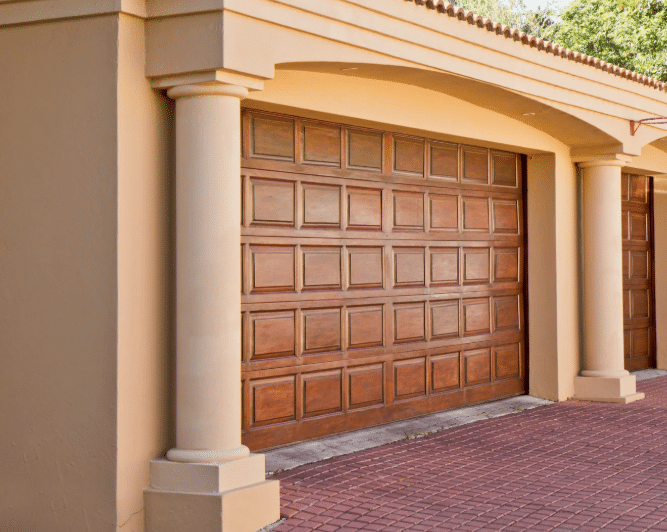 Modern Wood Garage Doors